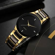 Gold Quartz Watch